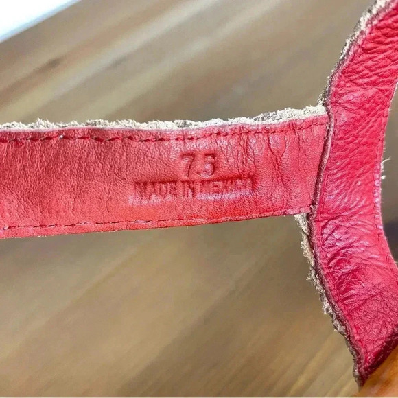 NEW Bed Stu Voicing Braided Leather Platform Sandals Size 7.5 - Picture 7 of 9